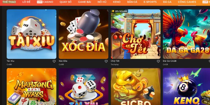 Kho game số động của SV88