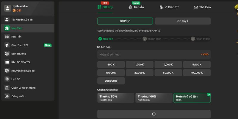 Giao dịch tại Vic88 được xử lý tự động chính xác